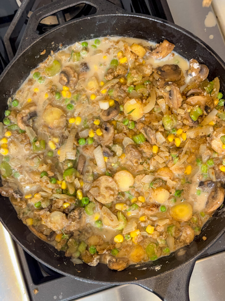 Quick vegan dinner