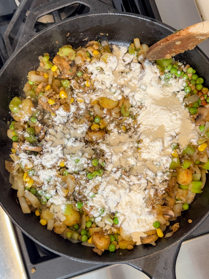 One skillet vegan dinner